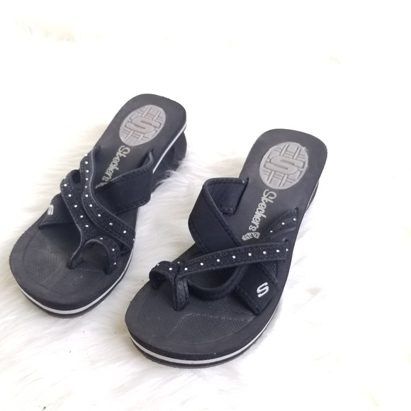 skechers cali wedge sandals